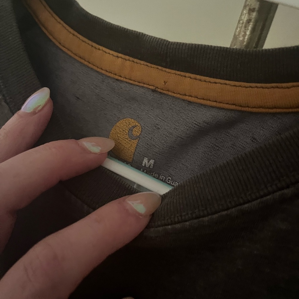 Carhartt Black and Red Short Sleeve Tee - Picture 2 of 4